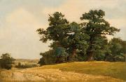 Eugen Ducker Landscape with oaks